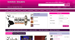 Desktop Screenshot of london-theatretickets.com